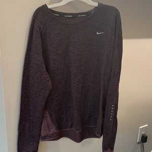 Nike Long Sleeve Performance Top - Plum